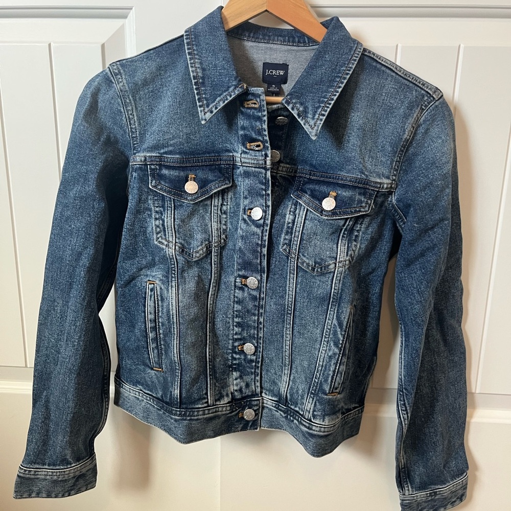 J.Crew Classic Blue Denim Jacket